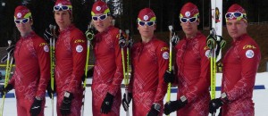 Slovenskí reprezentanti v behu na lyžiach - juniori a pretekári do 23 rokov sa od 24. novembra do 9. decembra 2011 pripravovali v rakúskom Obertilliachu. Zľava Michal Novotný (ŠKP Štrbské Pleso), Martin Kapšo, David Brünn, Miroslav Šulek (LK Detvianska Huta-Látky), Erik Urgela, Michal Polačko. Foto MKL Kremnica Slovenskí reprezentanti v behu na lyžiach - juniori a pretekári do 23 rokov sa od 24. novembra do 9. decembra 2011 pripravovali v rakúskom Obertilliachu. Zľava Michal Novotný (ŠKP Štrbské Pleso), Martin Kapšo, David Brünn, Miroslav Šulek (LK Detvianska Huta-Látky), Erik Urgela, Michal Polačko. Foto MKL Kremnica